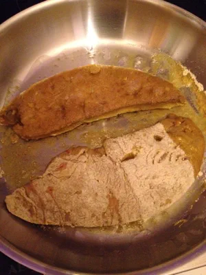 Curry Leber mit Äpfeln